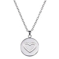 Love, Faith, & Survival Cubic Zirconia Disc Necklace