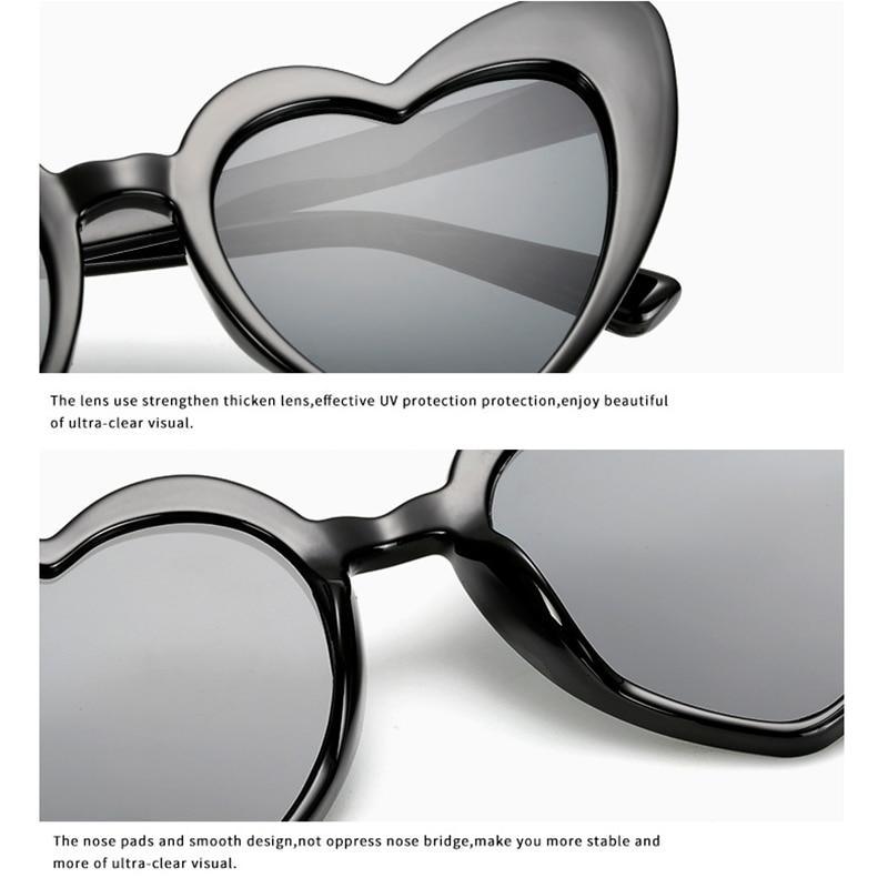 Love Heart Sunglasses For Women  Eyewear For Women/Men Metal Eyeglasses Shades For Women