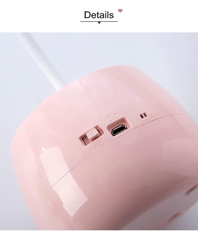 Lovely 3 Levels Dimmer Reading Table Lamp Pen Case Base Student LED Desk Lamp Girls Charge Bedside Lamp for Bedroom Studyroom Cute Study Lamps for Bedroom Décor