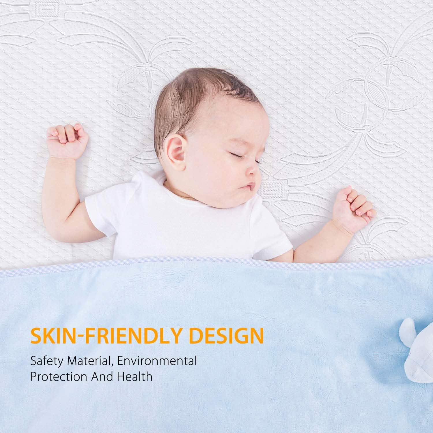 LSOFT Mattress Pad Gel Infused Memory Foam Mattress Topper 4 Corner Elastic Anchor Band Washable Bed Cover