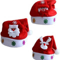 Luminous Christmas Hat Glowing Santa Claus, Snowman, Deer Christmas Hat