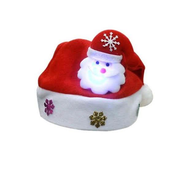 Luminous Christmas Hat Glowing Santa Claus, Snowman, Deer Christmas Hat