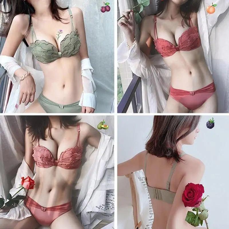 Luxurious Style Bralette Seamless Mesh Wireless Bra Thin Soft Push Up Bras for Women