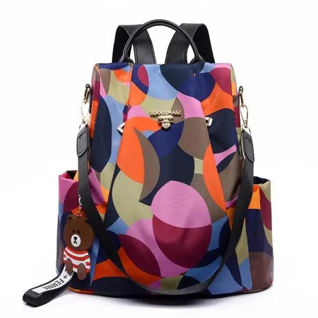 Luxurious Waterproof Women's Backpack Fashionable Anti-theft Women Backpacks Nice Print School Bag High Quality Large Capacity Backpack