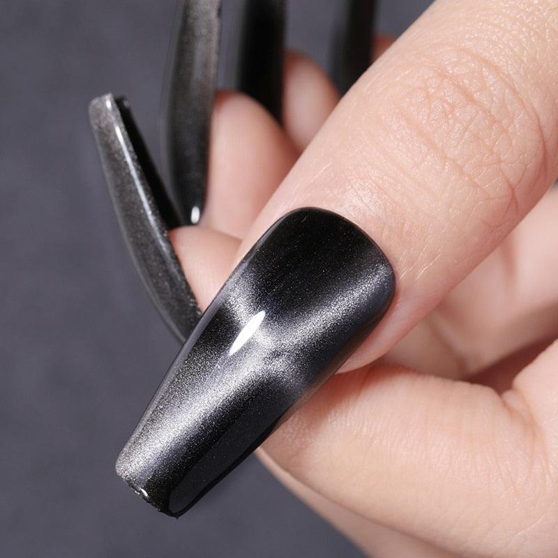 Luxury 5D Cat Magnetic Gel Nail Polish Black Chameleon UV Nail Gel Professional Manicure For Womens