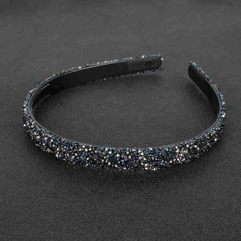 Luxury Crystal Pearl Rhinestone Headbands Fashion Women Hair Accessories Headdress Padded Hairbands Hair Bands Sparkly Hair Hoop Gorgeous Hair Accessories For Women