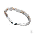 Luxury Crystal Rhinestone Cross Hair Bands For Girls Women Chiffon Stylish Headwear Korean Hair Bands Hoop New Fashion Gorgeous Hair Accessories For Women
