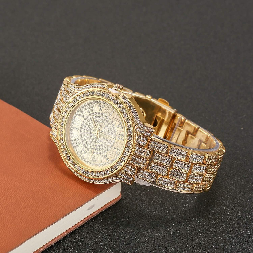 Luxury Crystal Rhinestone Quartz Watch