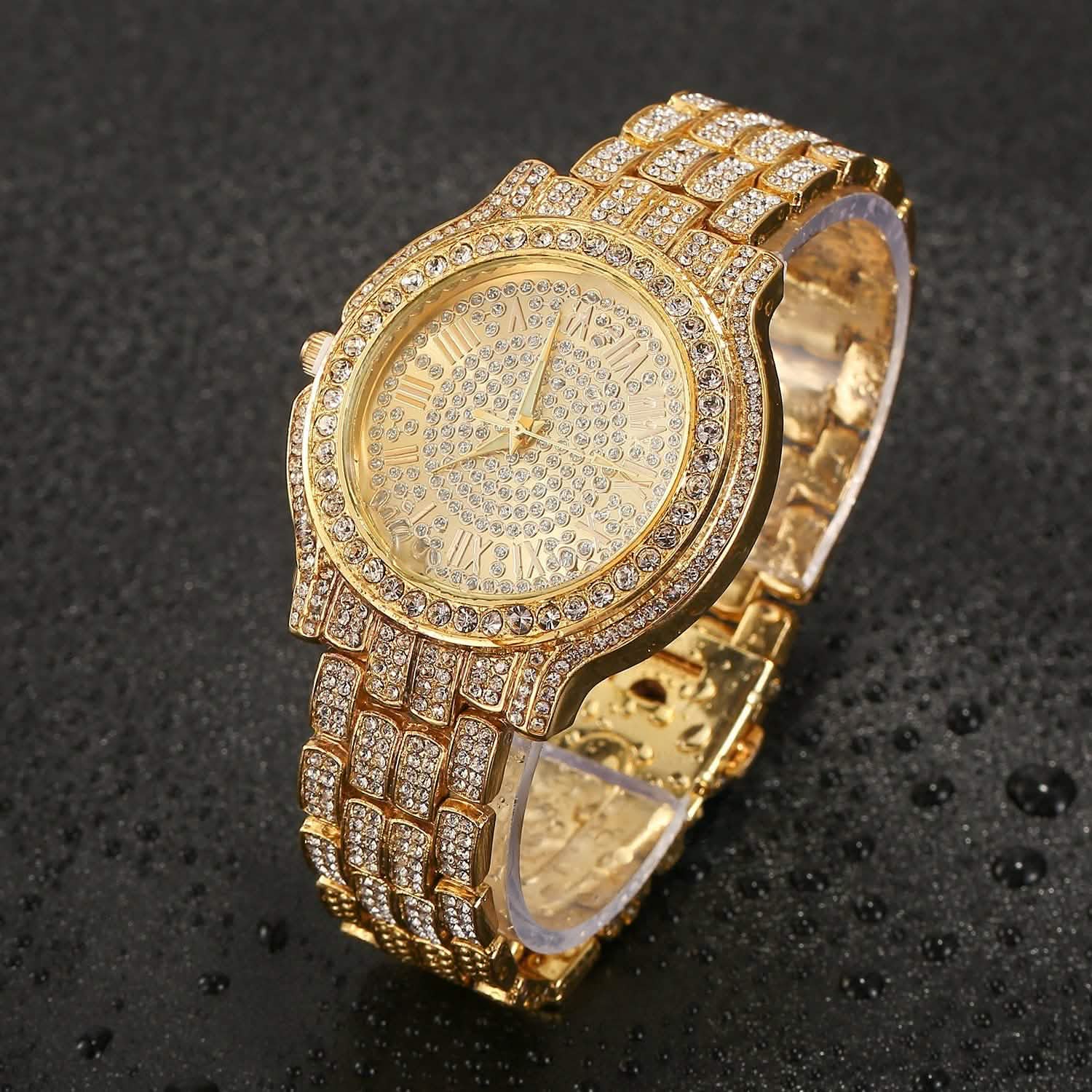 Luxury Crystal Rhinestone Quartz Watch