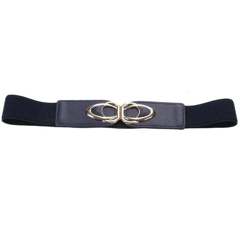 Luxury Elastic PU Leather Wide Belts For Women Fashion Stretchy Thick Waist Dress Plus Size Waistbands For Women