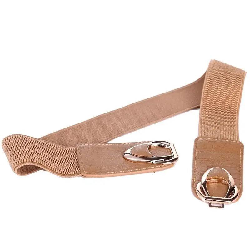Luxury Elastic PU Leather Wide Belts For Women Fashion Stretchy Thick Waist Dress Plus Size Waistbands For Women