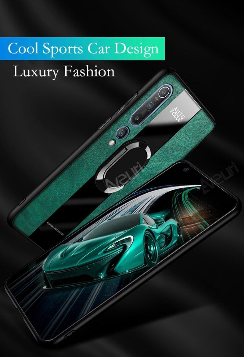 Luxury Leather Phone Case For Xiaomi Mi 11i 9T 10T 11T Pro 11 Lite Redmi Note 9S 7 8 9 10 Pro 8T Cover Case Leather Mobile Phone Case with 360° Rotating Ring Vintage Two Tone Durable Phone Cover