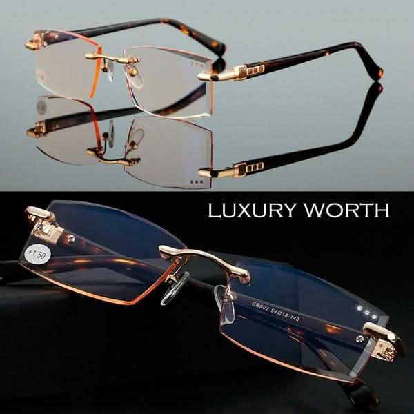 Luxury Men Diamond Glasses