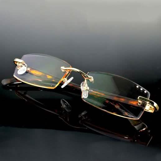Luxury Men Diamond Glasses