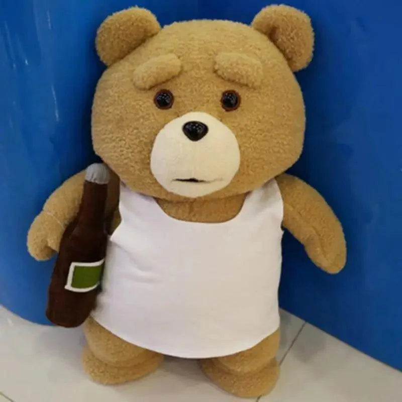 Luxury Modern Super Cute 8 styles Movie Teddy Bear Plush Toys Ted In Apron Soft Stuffed Animals Plush 45cm A birthday present for a good friend