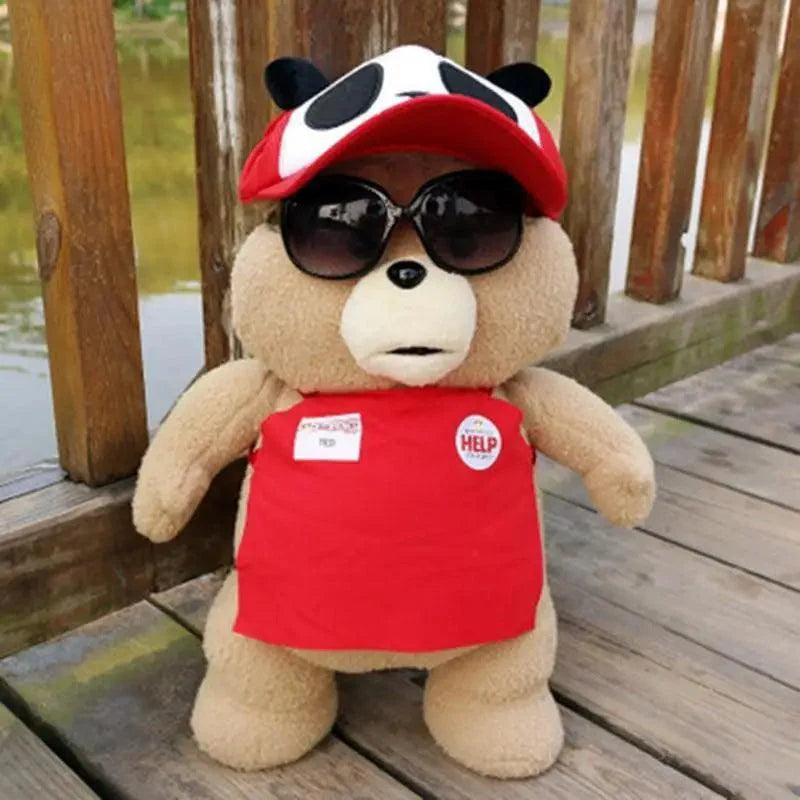 Luxury Modern Super Cute 8 styles Movie Teddy Bear Plush Toys Ted In Apron Soft Stuffed Animals Plush 45cm A birthday present for a good friend