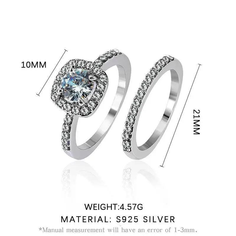 Luxury Style Crystal Engagement Ring - Ring Trends For 2021 Fashion Elegant Women Jewelry Wedding Jewelry