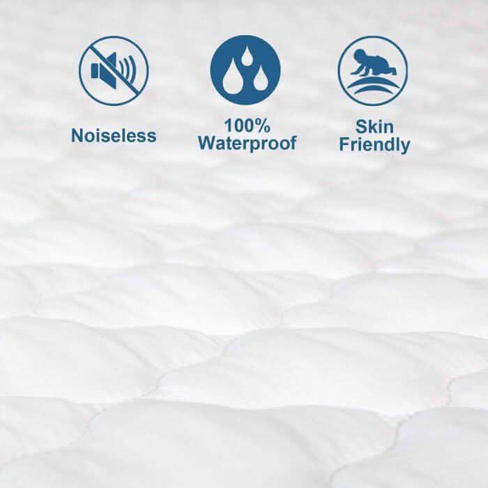 Luxury Ultra-Soft Hypoallergenic Waterproof Mattress Pad