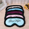 Luxury Women Silk Sleep Eye Mask Soft Ladies Ultra Lightweight Adjustable Strap Eye Mask Night Blindfold