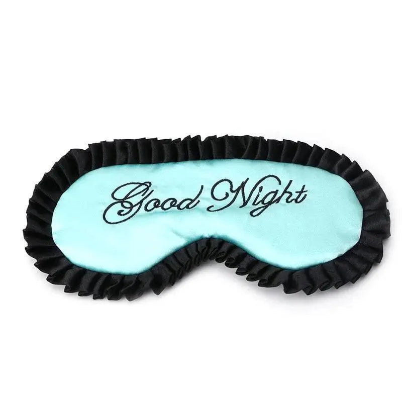 Luxury Women Silk Sleep Eye Mask Soft Ladies Ultra Lightweight Adjustable Strap Eye Mask Night Blindfold