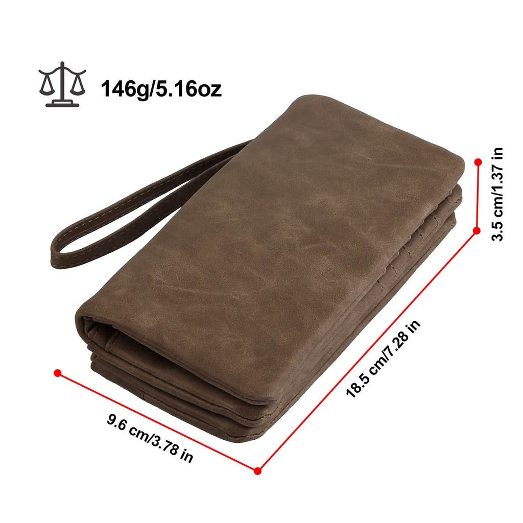 Luxury Women's Leather Clutch Wallet