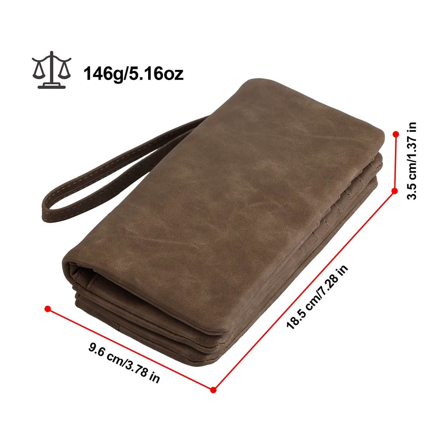 Luxury Women's Leather Clutch Wallet