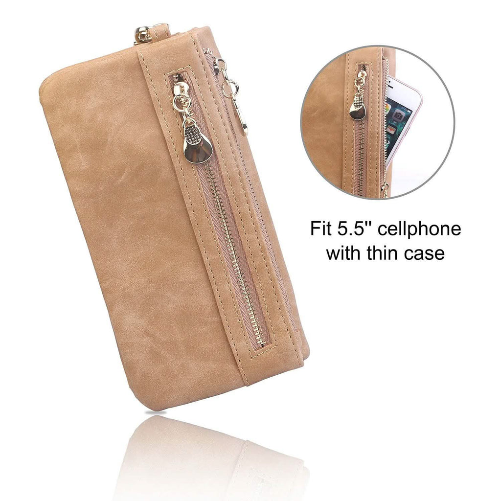 Luxury Women's Leather Clutch Wallet