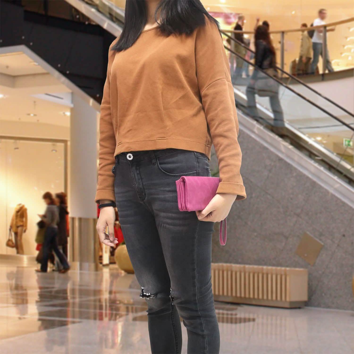 Luxury Women's Leather Clutch Wallet