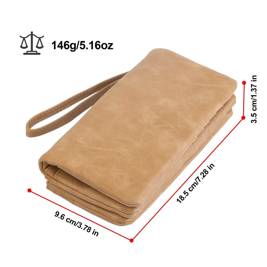 Luxury Women's Leather Clutch Wallet