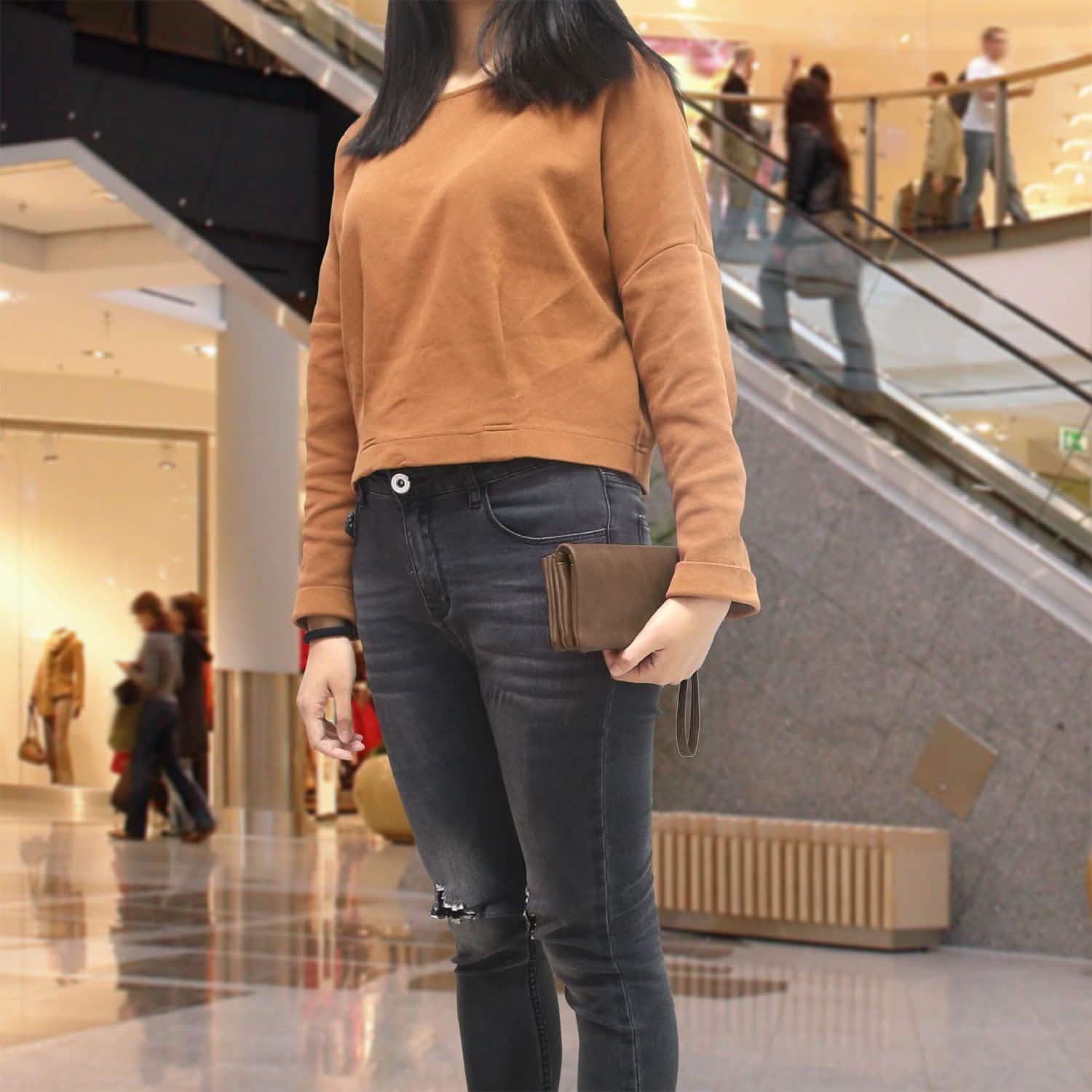 Luxury Women's Leather Clutch Wallet