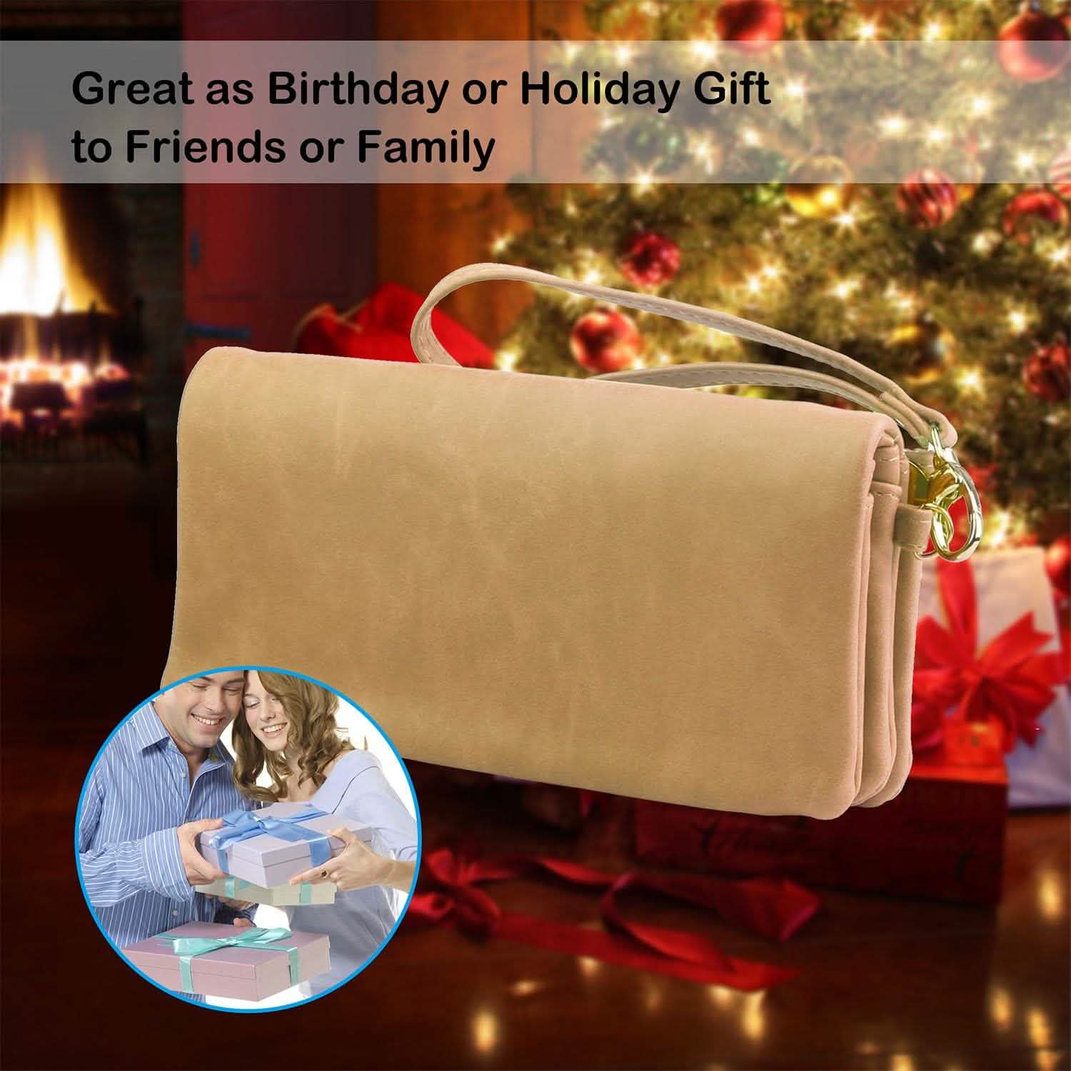 Luxury Women's Leather Clutch Wallet