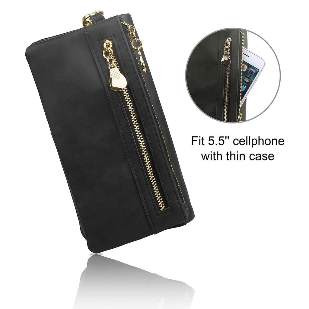 Luxury Women's Leather Clutch Wallet