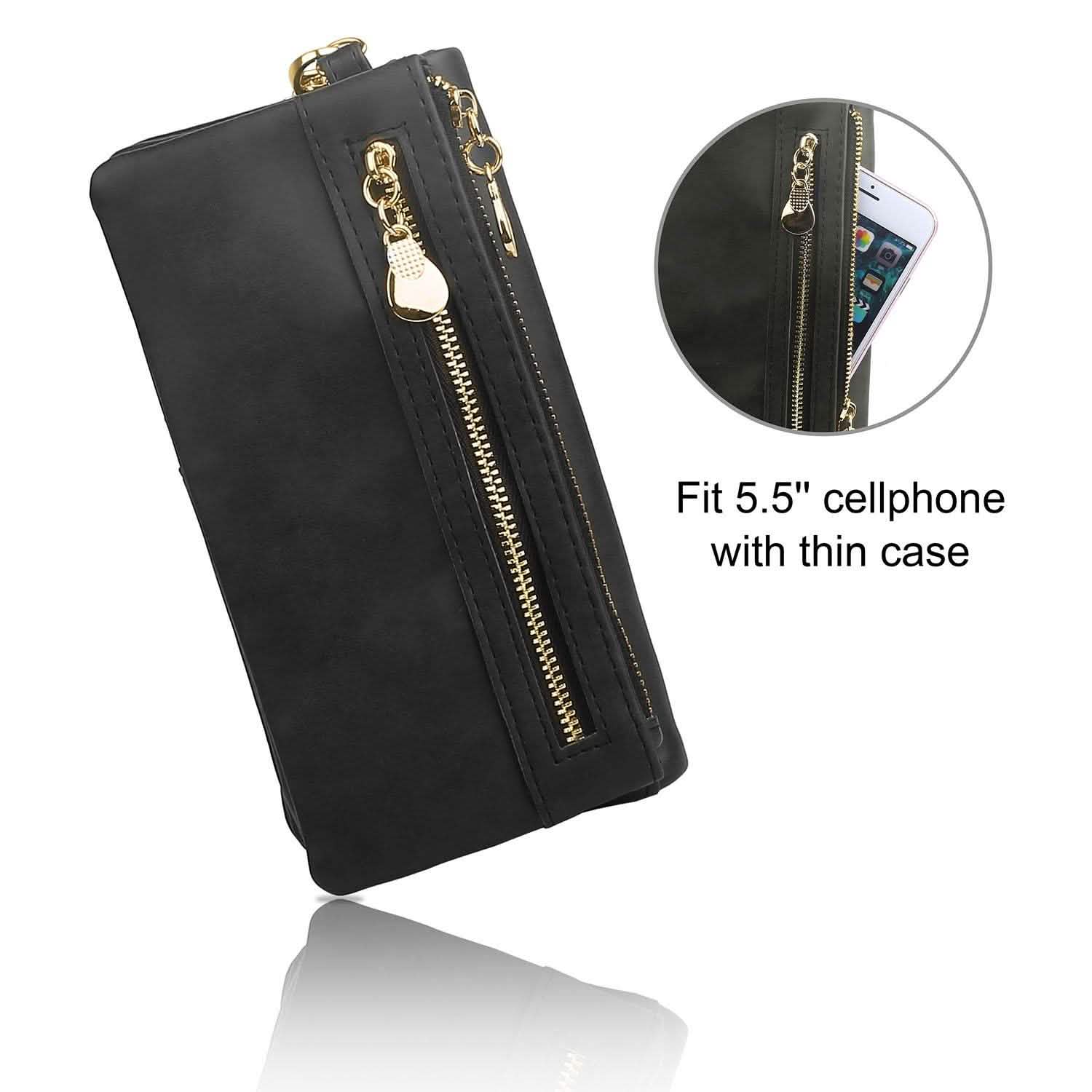 Luxury Women's Leather Clutch Wallet