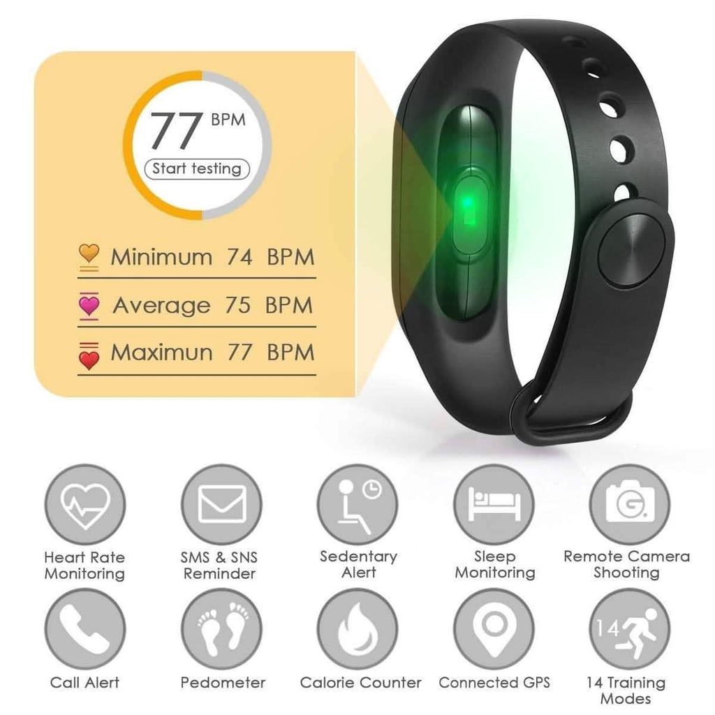 M3 Fitness Tracker - Black