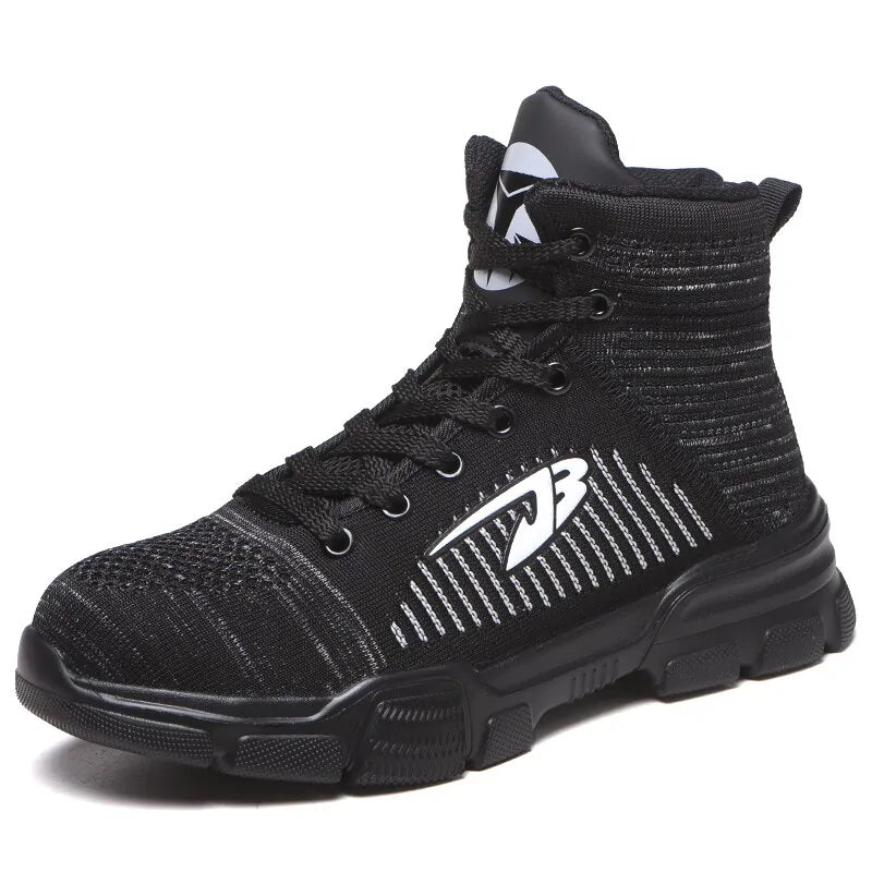Men's Winter Safety Work Boots - Steel Toe Waterproof Insulated Construction Boots