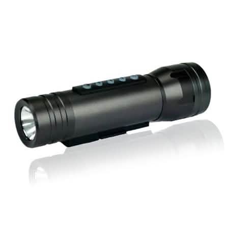 Magic Music Torch Bicycle LED Flashlight With Alarm