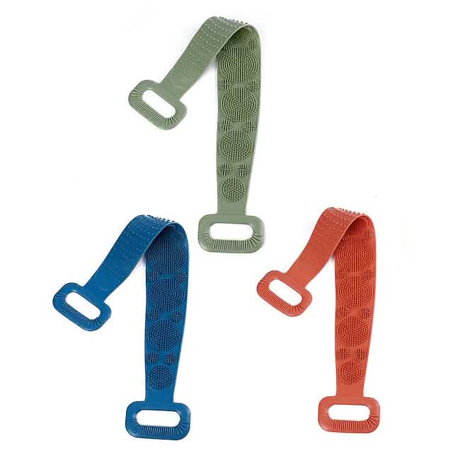 Magic Silicone Brush with Self-Adhesive Hook Bath Towel