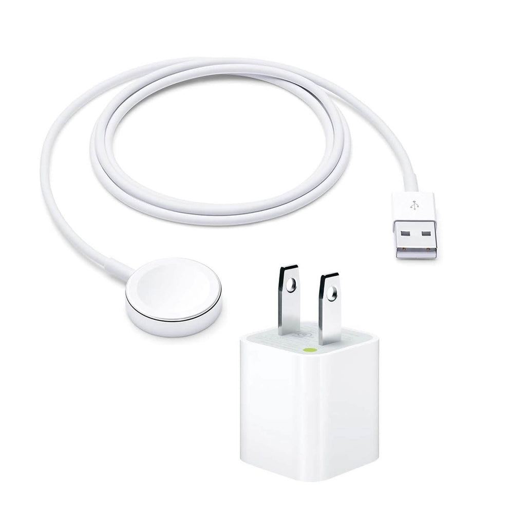 Magnetic Charging Cable for Apple Watch and 5W USB Power Adapter Charger