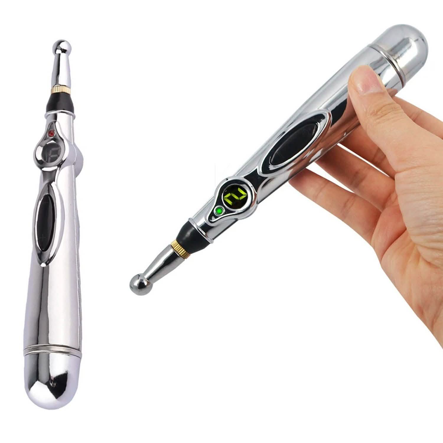 Magnetic Electric Acupuncture Meridians Laser Therapy Heal Massage Pen