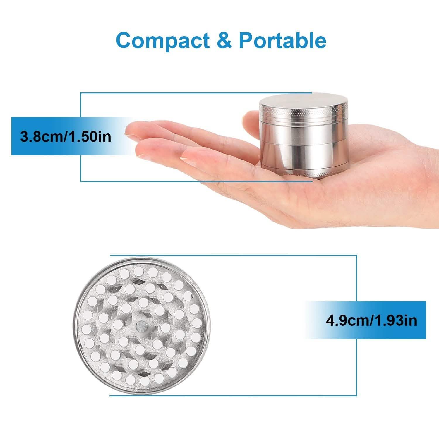 Magnetic Herb Spice Tobacco Grinder