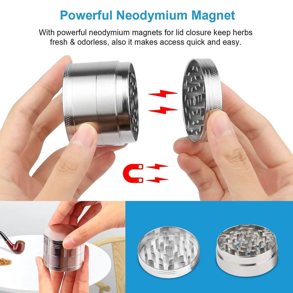 Magnetic Herb Spice Tobacco Grinder