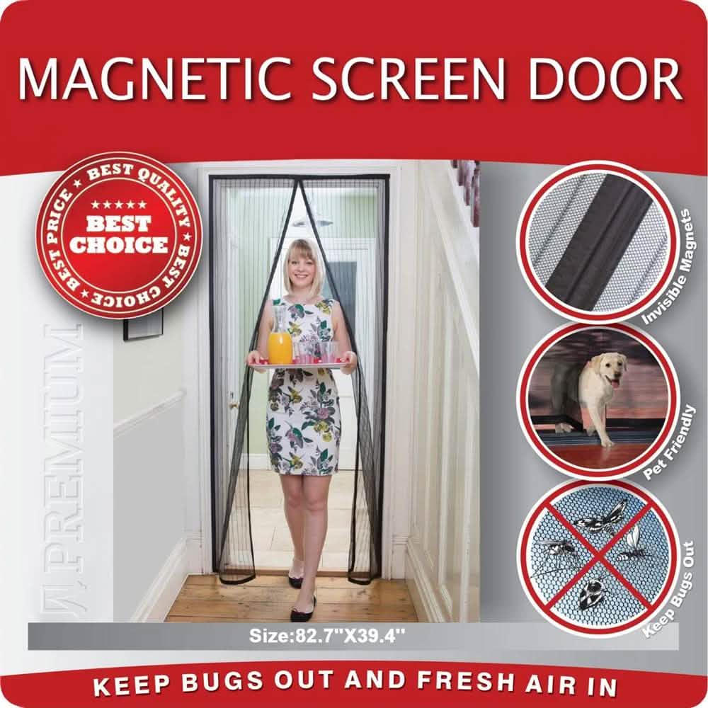 Magnetic Mosquito Screen Door