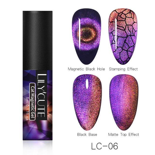 Magnetic Nail Gel Polish UV LED Popular Colorful New Fashion Charming Effect Luxury Drawing Design For Women and Girls