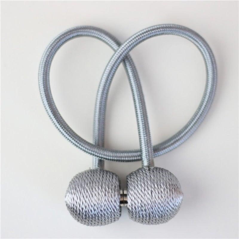 Magnetic Pearl Ball Curtain Tiebacks Accessories Holdbacks Buckle Accessory Buckles Clasp Clips Curtain Hook Holder Holder Clips For Home Office Window 49CM