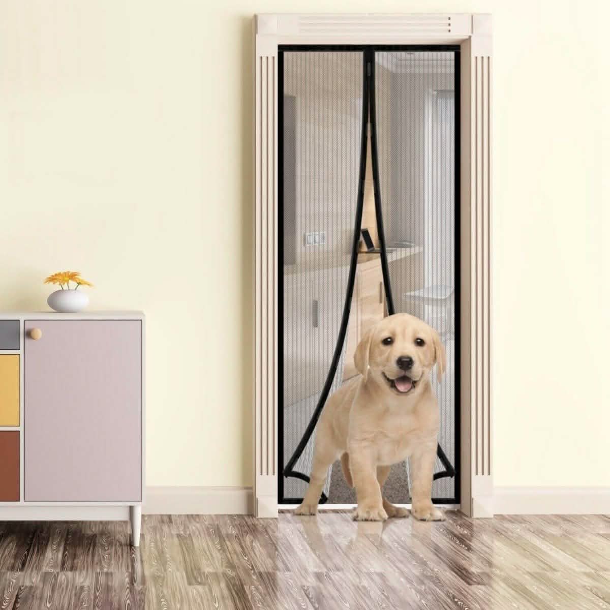 Magnetic Screen Door Hand-Free Mosquito Screen Door Net