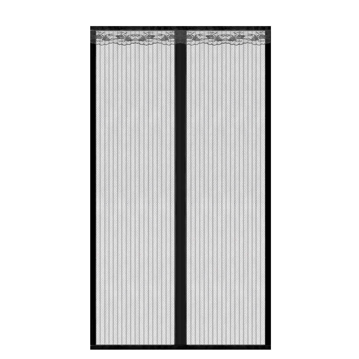 Magnetic Screen Door Hands-free Fly Mesh Door Curtain