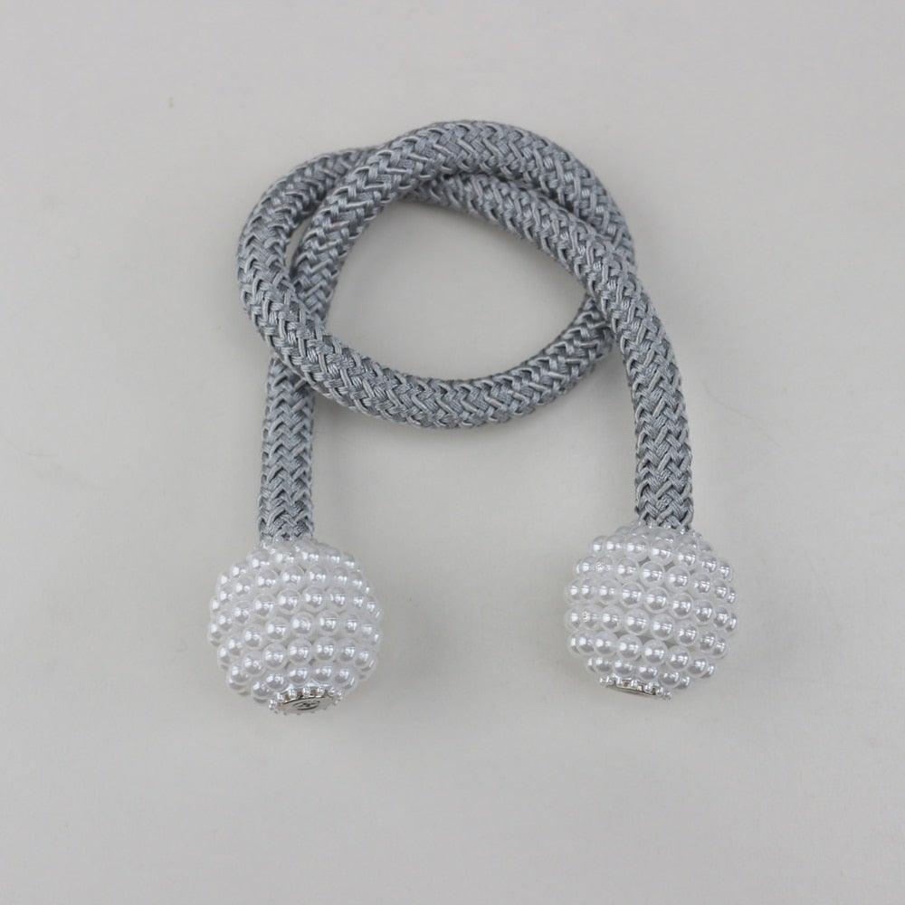 Magnets Curtains Clamps Curtain Holder Pompom Tieback Magnetic Clips Hanging Balls Tie Back Home Decoration Accessories Magnetic Curtain Tiebacks European Style Decorative Curtain Drape Tie With Strong Magnetic For Home And Office Decoration