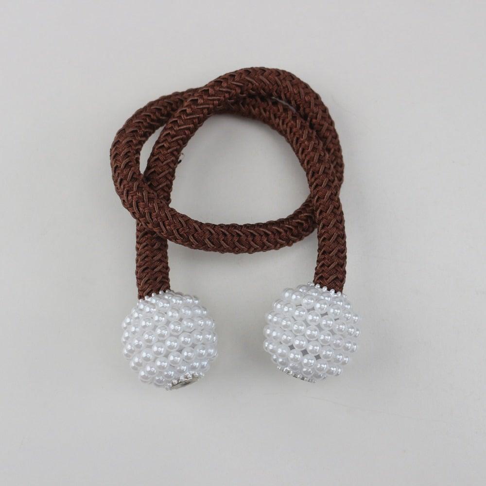 Magnets Curtains Clamps Curtain Holder Pompom Tieback Magnetic Clips Hanging Balls Tie Back Home Decoration Accessories Magnetic Curtain Tiebacks European Style Decorative Curtain Drape Tie With Strong Magnetic For Home And Office Decoration