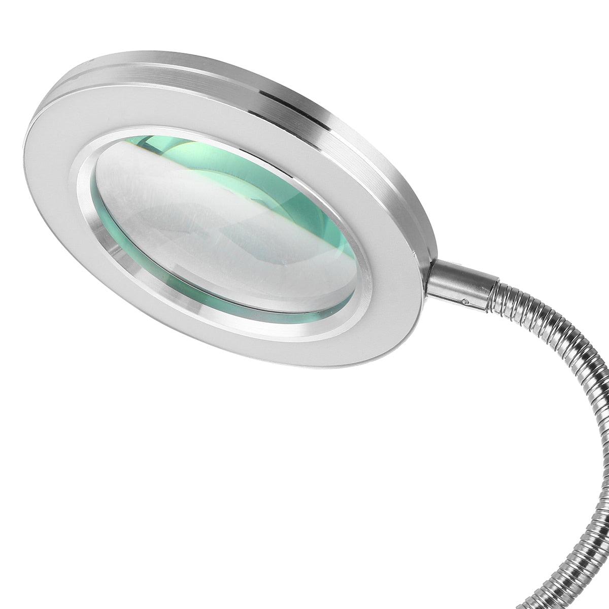 Magnifier Nail Beauty Light Tattoo Clip Light USB Table Lamp Flexible LED Desk Lamp Student Book Lights Study Lamp Reading Light Decorative Table Lamp Cute Study Lamps for Bedroom Décor