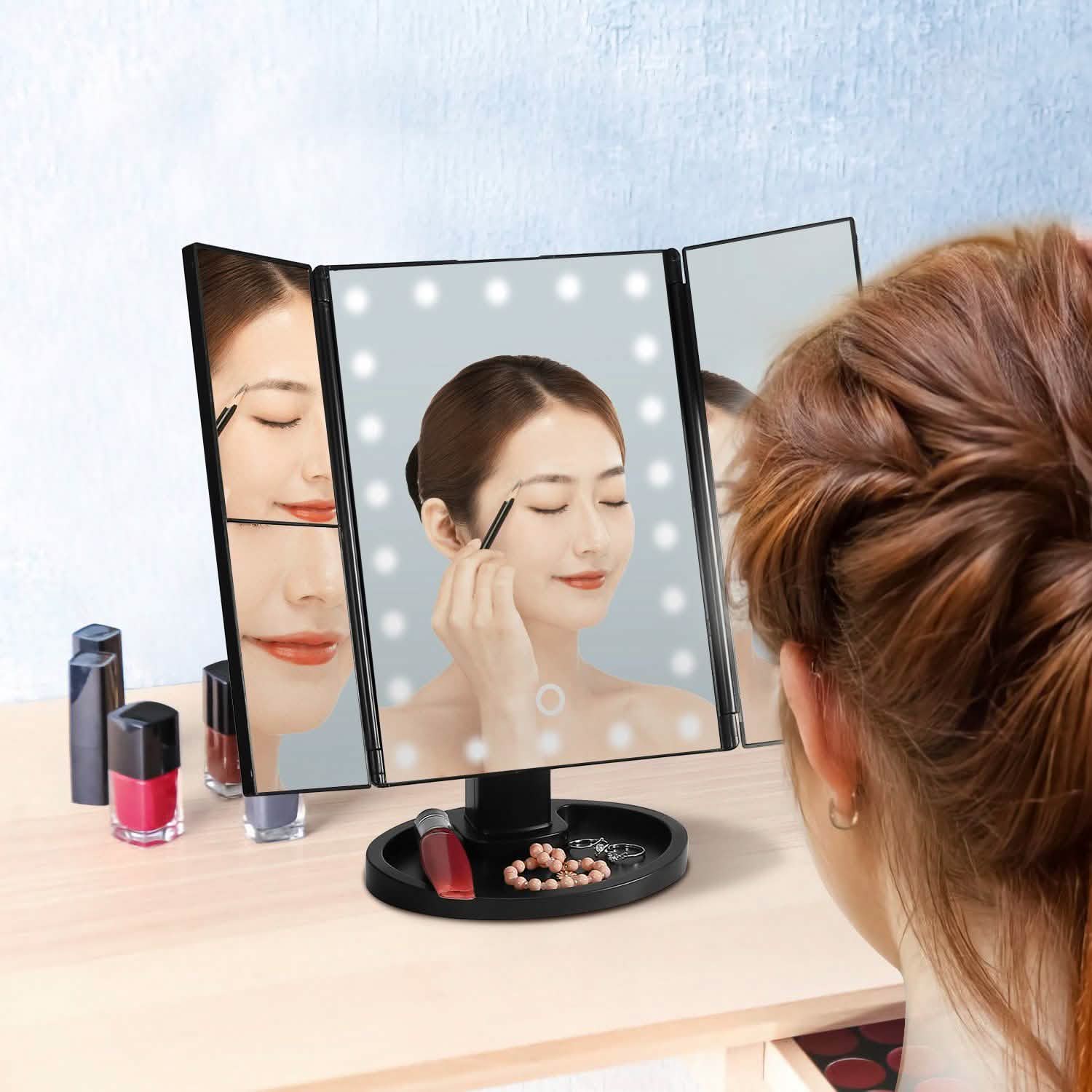 Make Up Mirror with 22 LED Lights